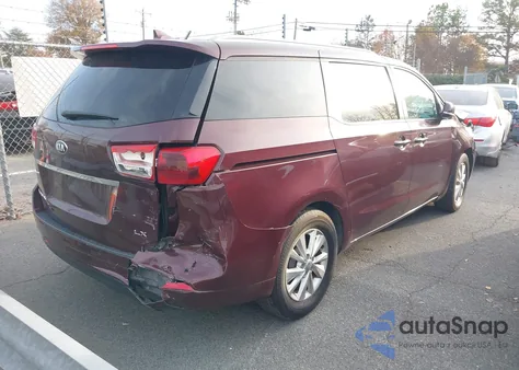 2017 Kia Sedona Lx из США, поврежденный, VIN KNDMB5C1XH6271346